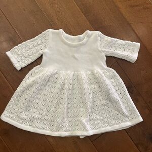 Infant knit Baptism / Formal dress